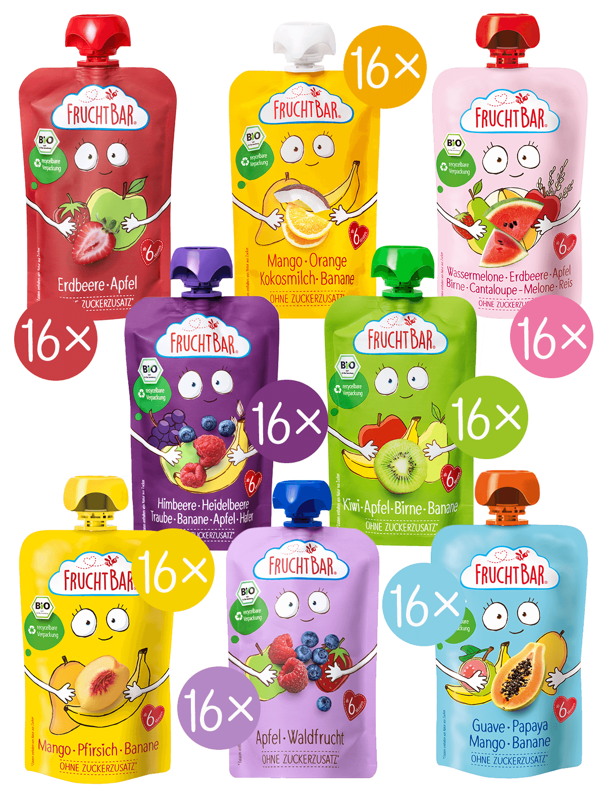 Bio Quetschie Sommer Set - Maxi
