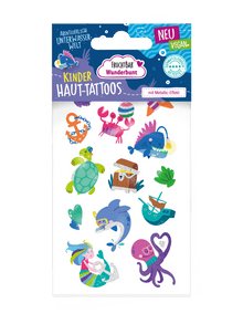 Kinder Haut-Tattoos - Abenteuerliche Unterwasserwelt