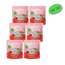 Bio Frühstücks Herzen \'Hab Dich lieb\' - FruchtBar - 6er Vorratspack - Vorderseite