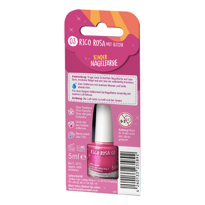 Nagelfarbe Rico Rosa - Rückseite