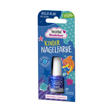 Kinder Nagelfarbe 'Bella Blau mit Glitzer'
