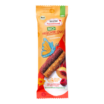 Bio Früchte Duo Pfirsich Himbeere