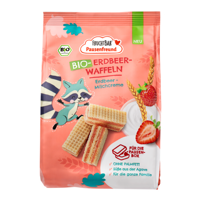 Bio Erdbeer Waffeln