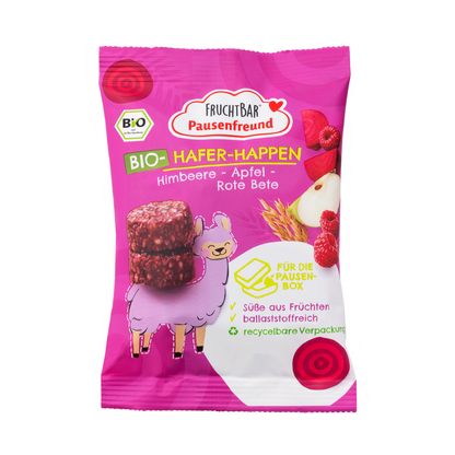 Bio Hafer Happen Himbeere, Apfel, Rote Bete