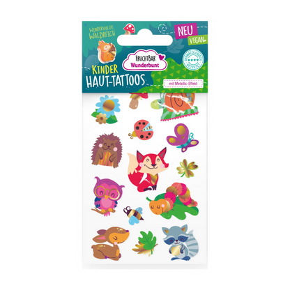 Kinder Haut-Tattoos - Wundervolles Waldreich