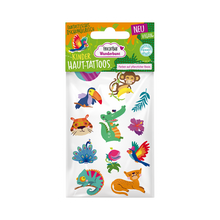 Kinder Haut-Tattoos Motiv Fantastisches Dschungelreich