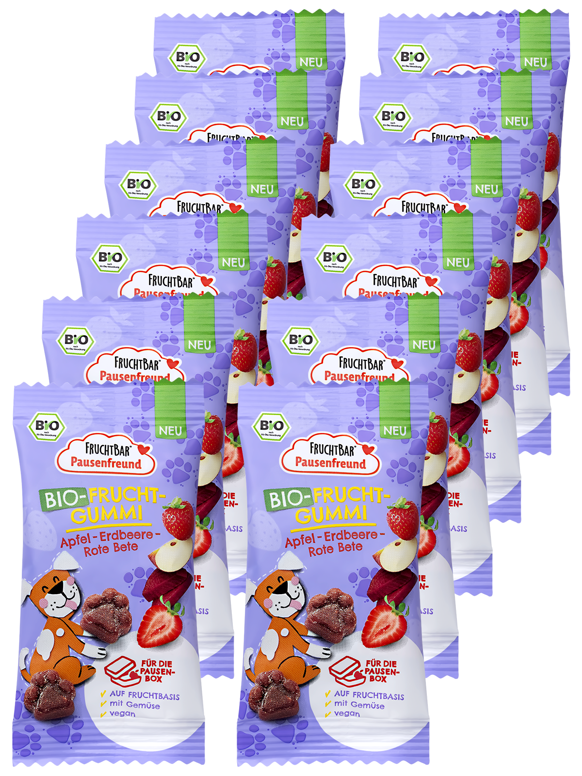 Bio Frucht Gummi - 12er Pack