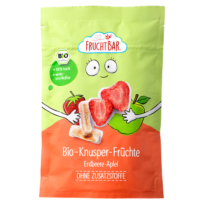 Bio Knusper Früchte Apfel-Erdbeere - Vorderseite