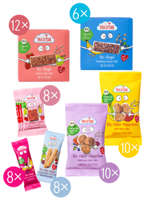 7 verschiedene FruchtBar Riegel für dein Geschäft