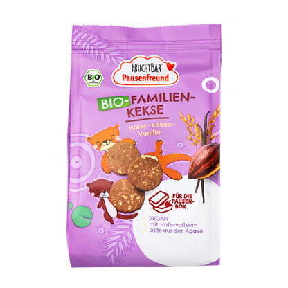 Bio Familien Kekse Hafer, Kakao, Vanille 