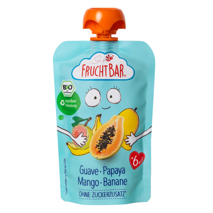 Bio Quetschie Guave, Papaya, Mango, Banane