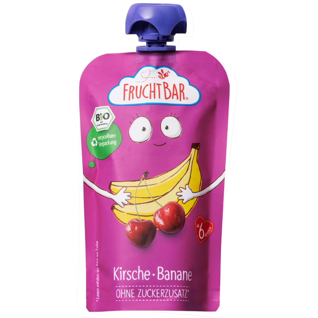 Bio Quetschie Kirsche, Banane