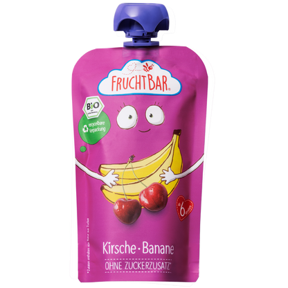 Bio Quetschie Kirsche, Banane