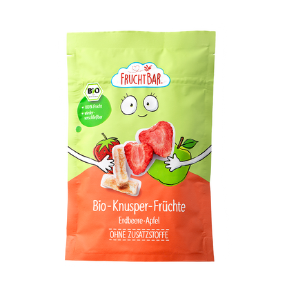 Bio Knusper Früchte Erdbeere, Apfel