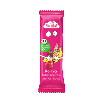 Bio Riegel Himbeere, Banane, Dinkel 