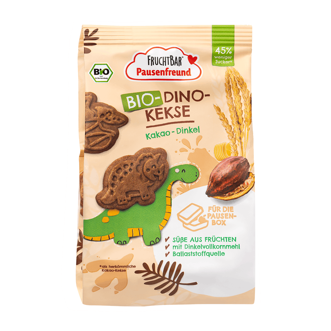 Bio Dino Kekse-Fruchtbar Pausenfreund-Einzelstück-Vorderseite